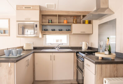 Willerby Linwood static caravan kitchen