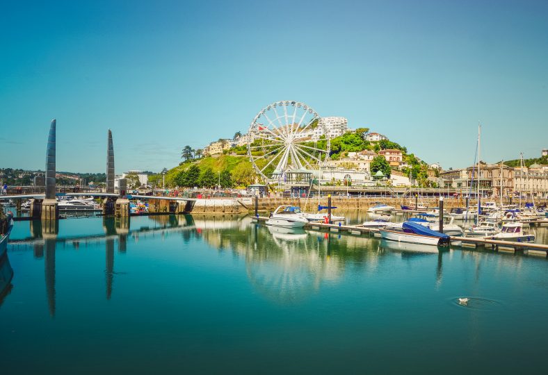 The Beverley Holiay Homes Blog - Distance photo of Torquay Harbour in the sun