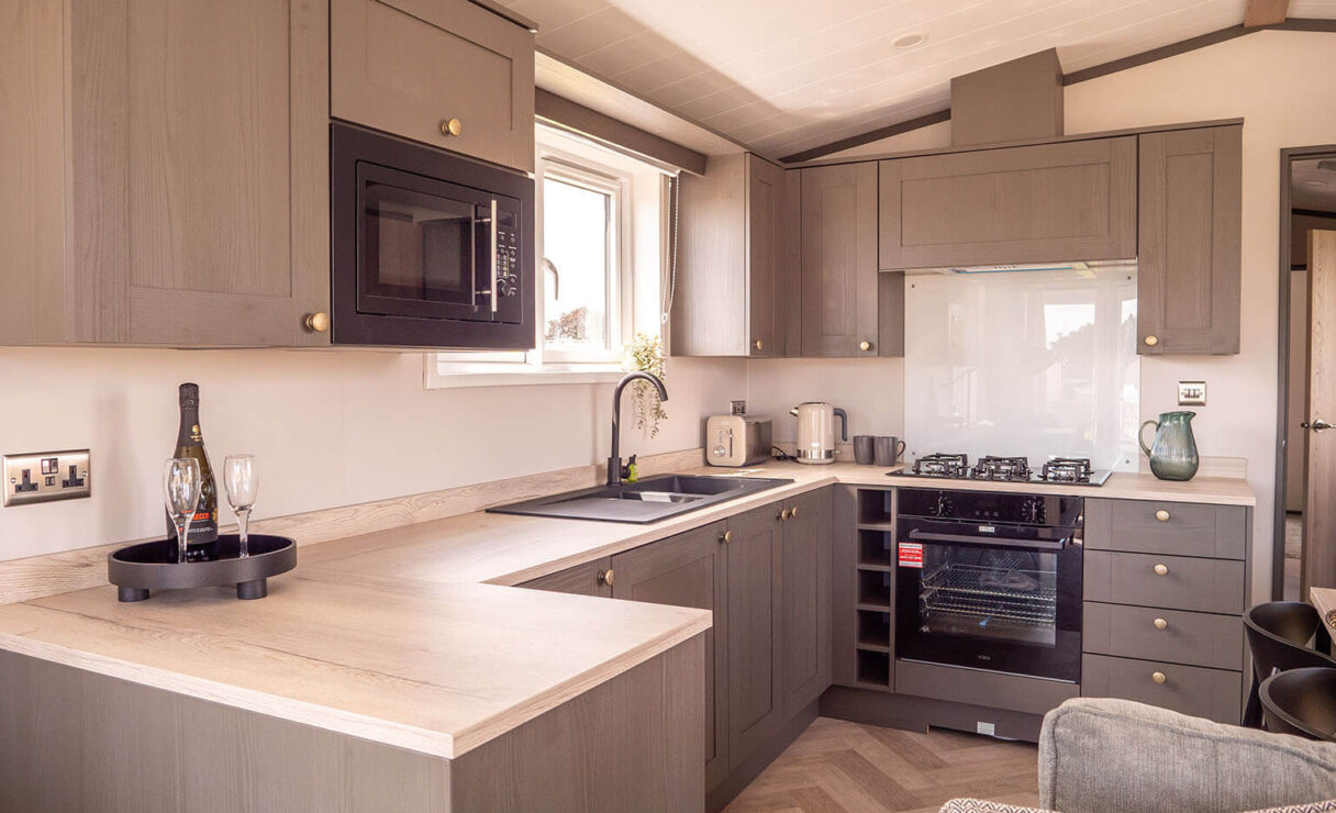 Victory Davenport. Caravan for Sale. Kitchen