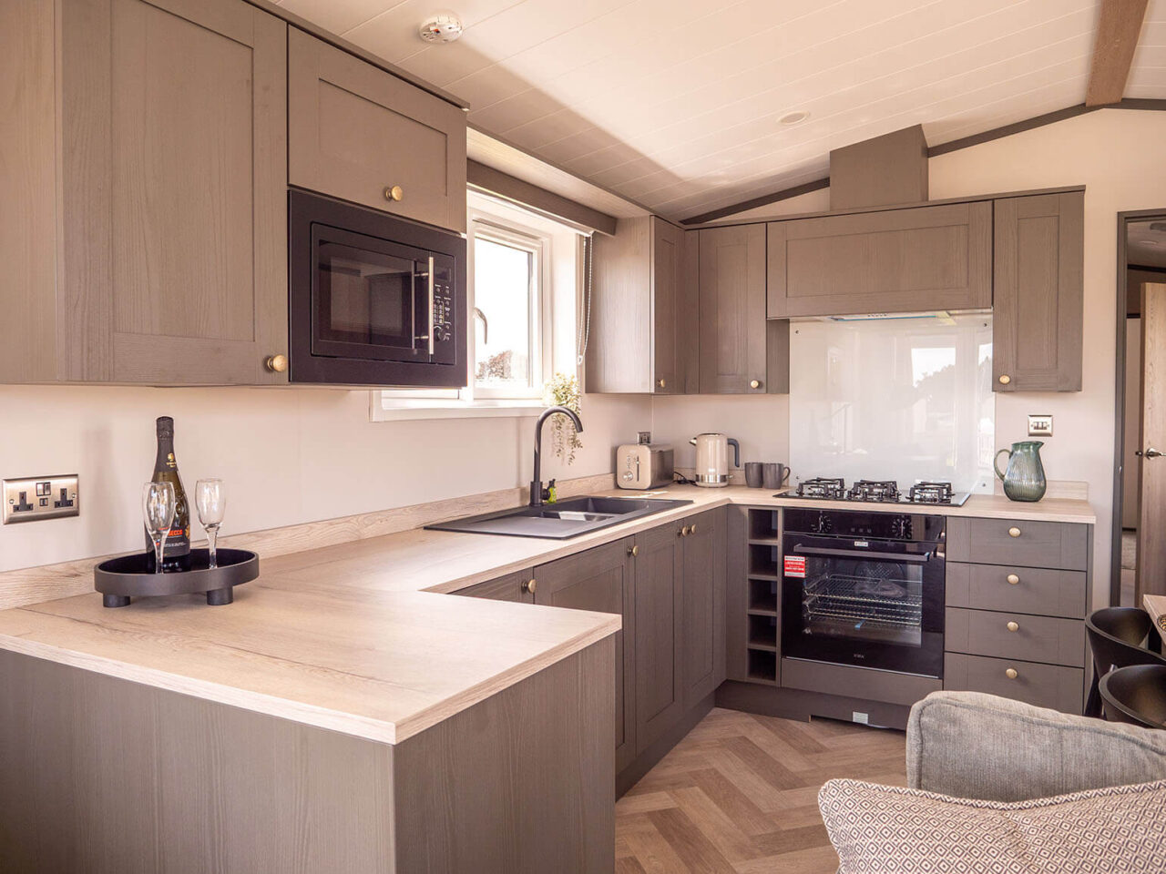Victory Davenport. Caravan for Sale. Kitchen