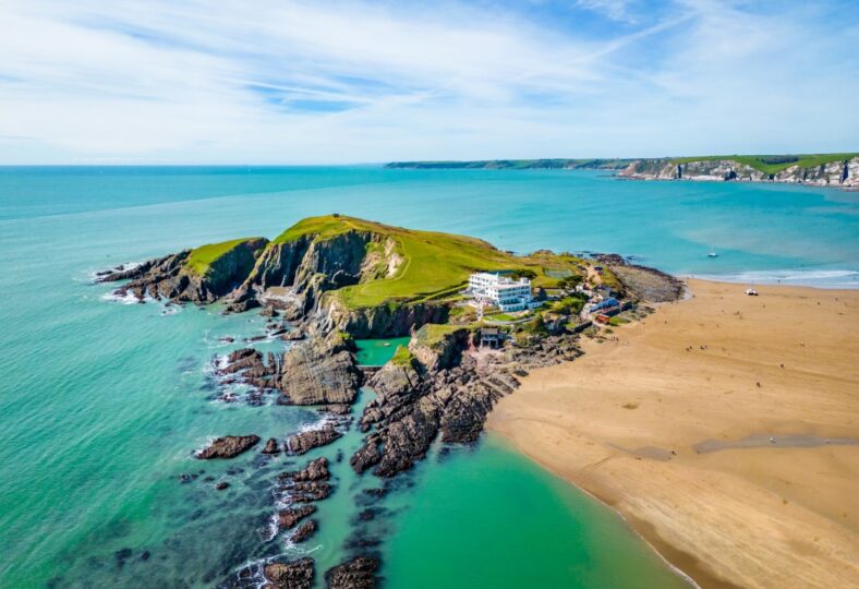 Burgh Island. South Devon. Film Location