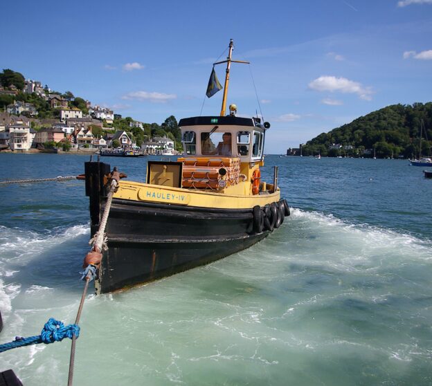 Dartmouth. Lower Ferry. Filming location for The Coroner.