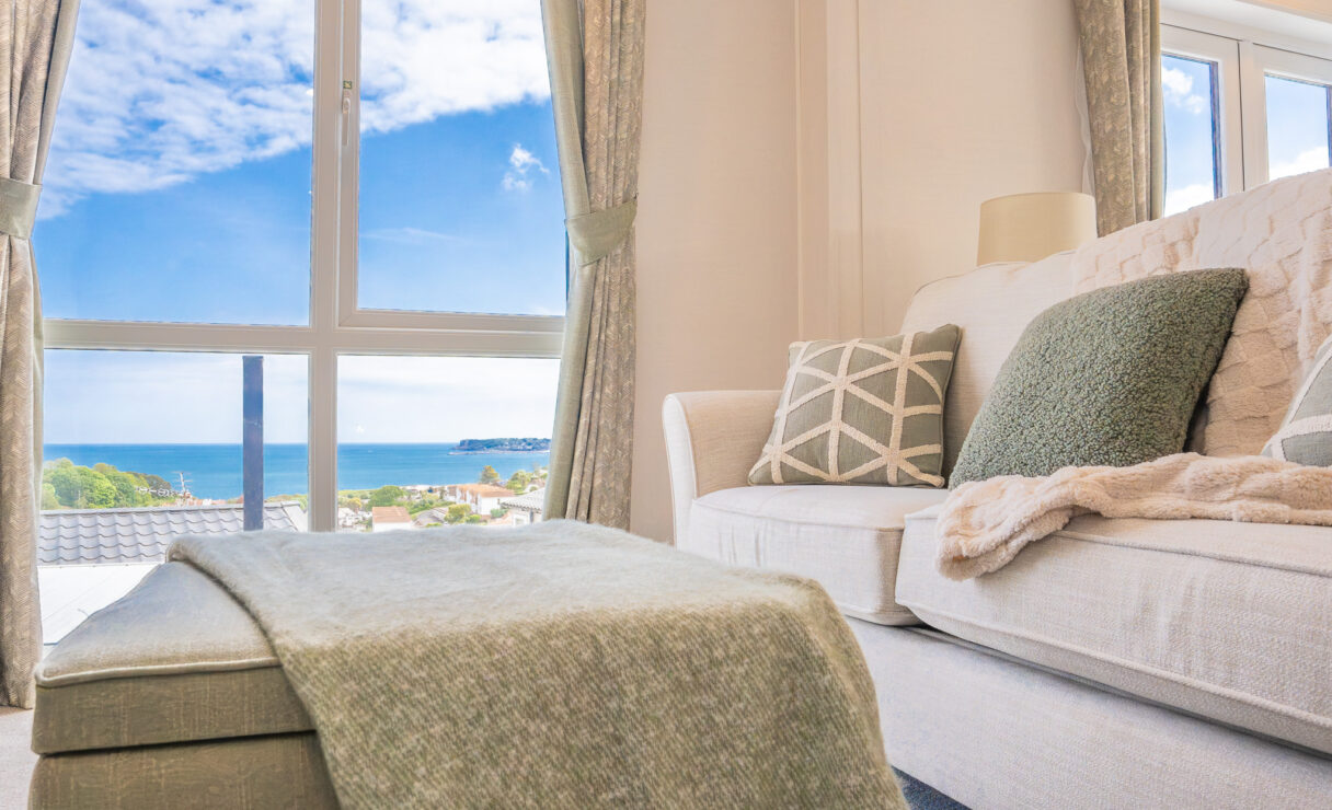 Regal Harbour lounge with sea view