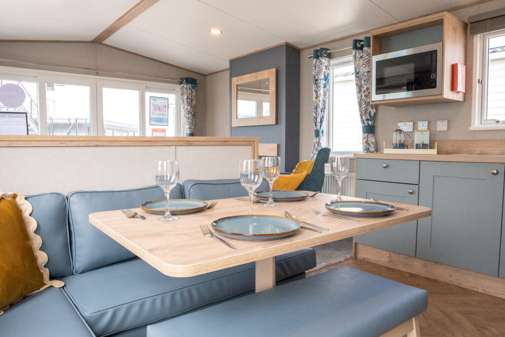 ABI Wimbledon caravan dining room