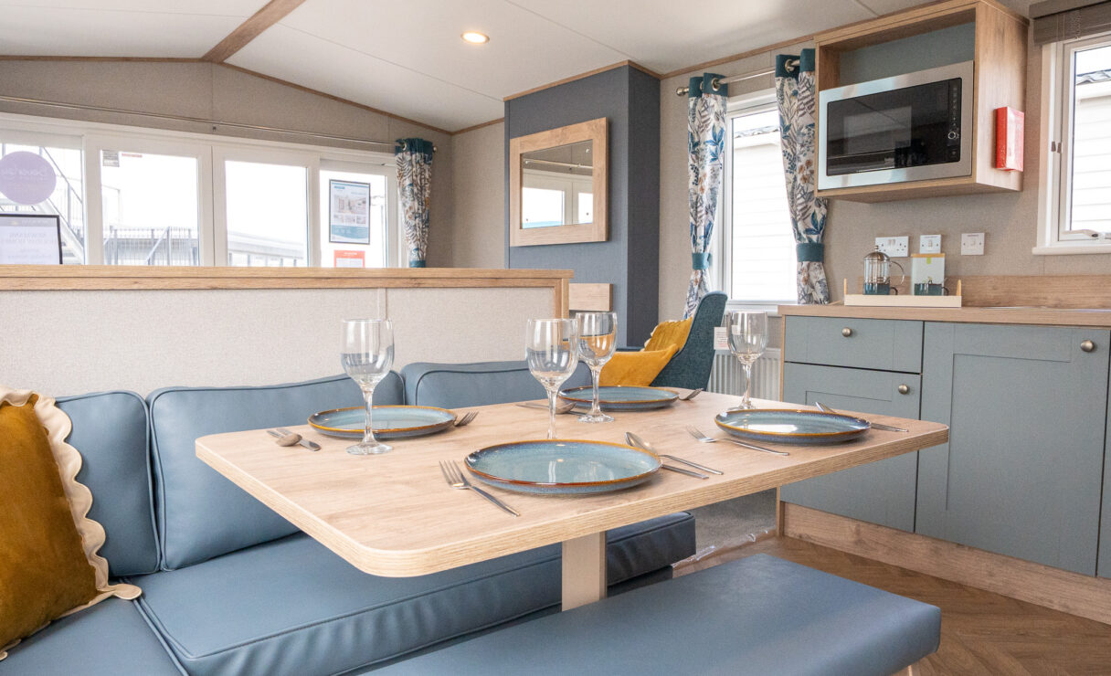 ABI Wimbledon caravan dining room