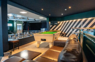 Pool table in Saltwater Kitchen, Terrace & Bar