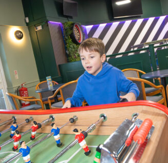 Table Football in the Saltwater Kitchen, Terrace & Bar