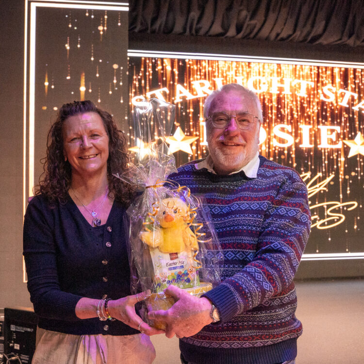 Debbie with an owner