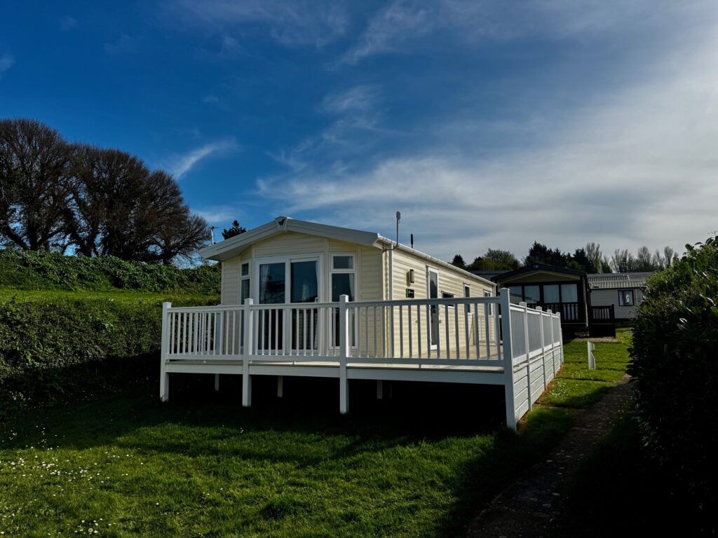 Willerby Brookwood caravan with deck