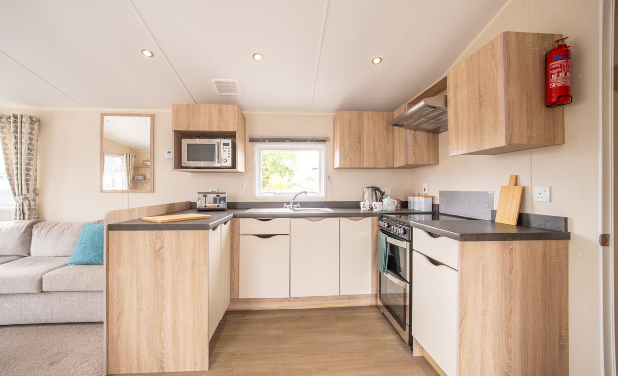 Willerby Rio Gold Static Caravan Kitchen area