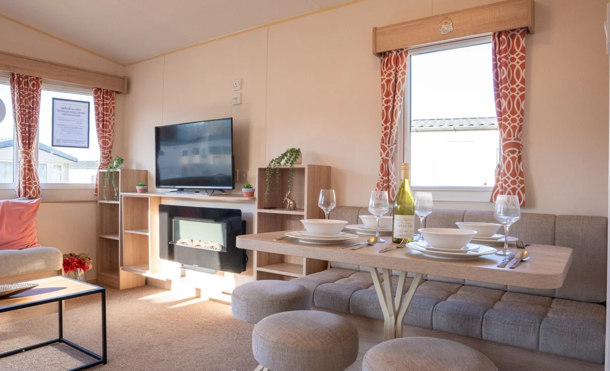 ABI Summer Breeze static caravan Dining Area