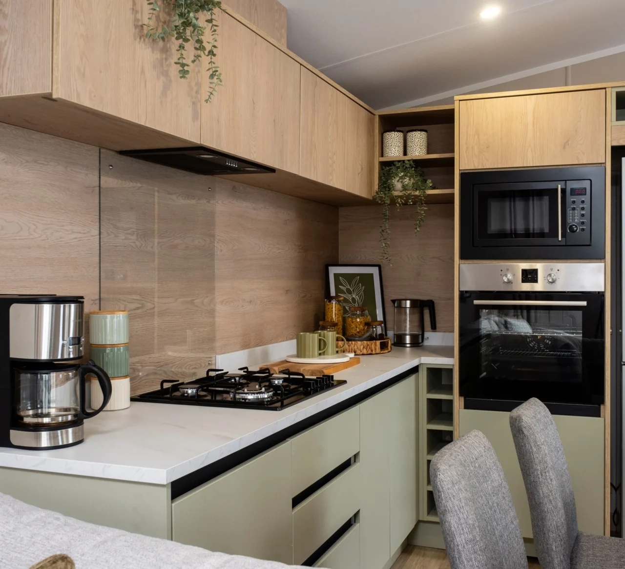 Victory Arlington static caravan kitchen