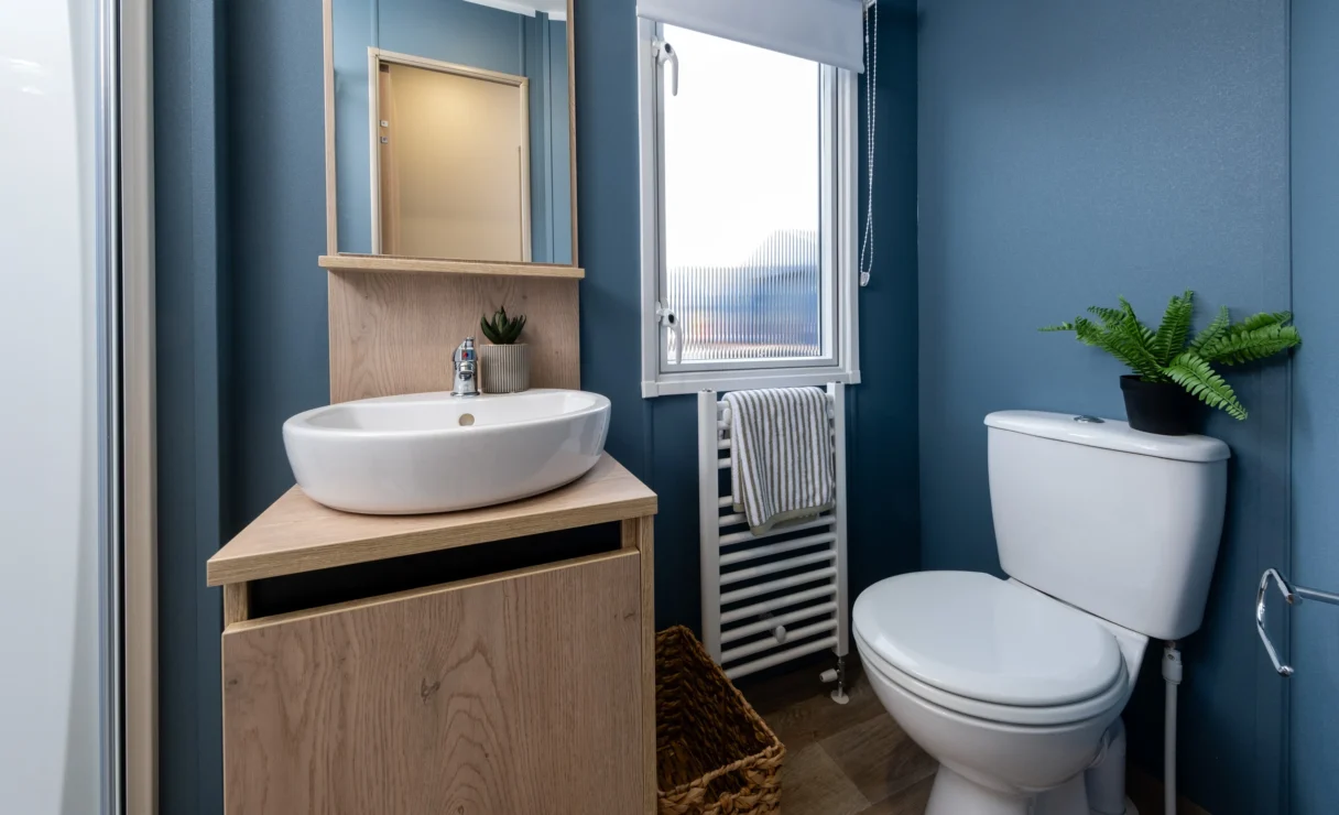 Victory Arlington static caravan shower room