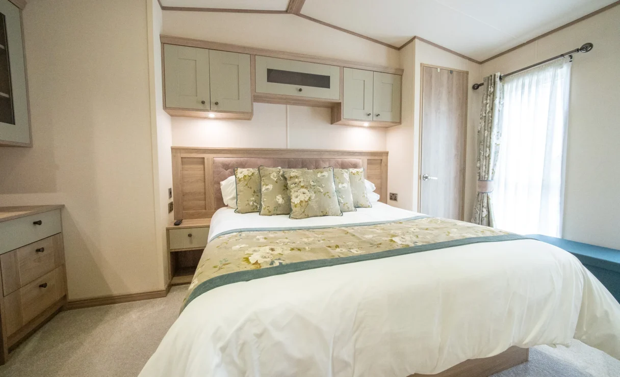 ABI Beaumont Static Caravan main bedroom