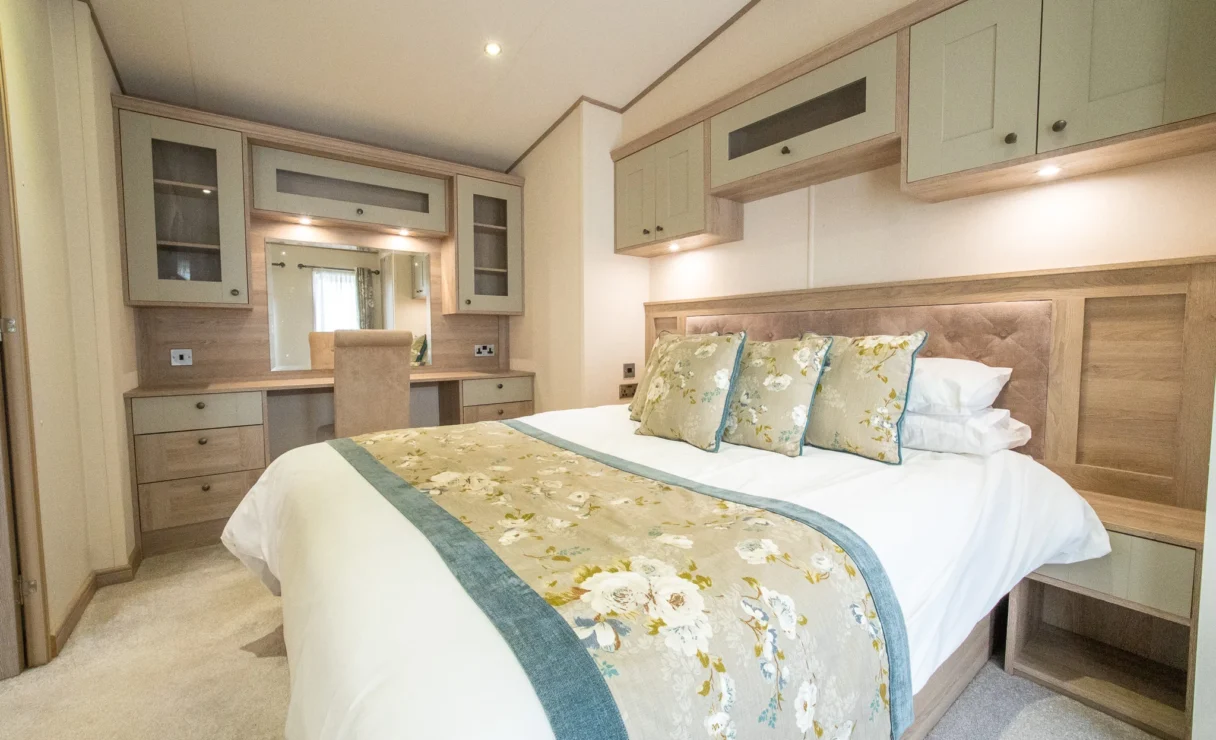ABI Beaumont Static Caravan Bedroom