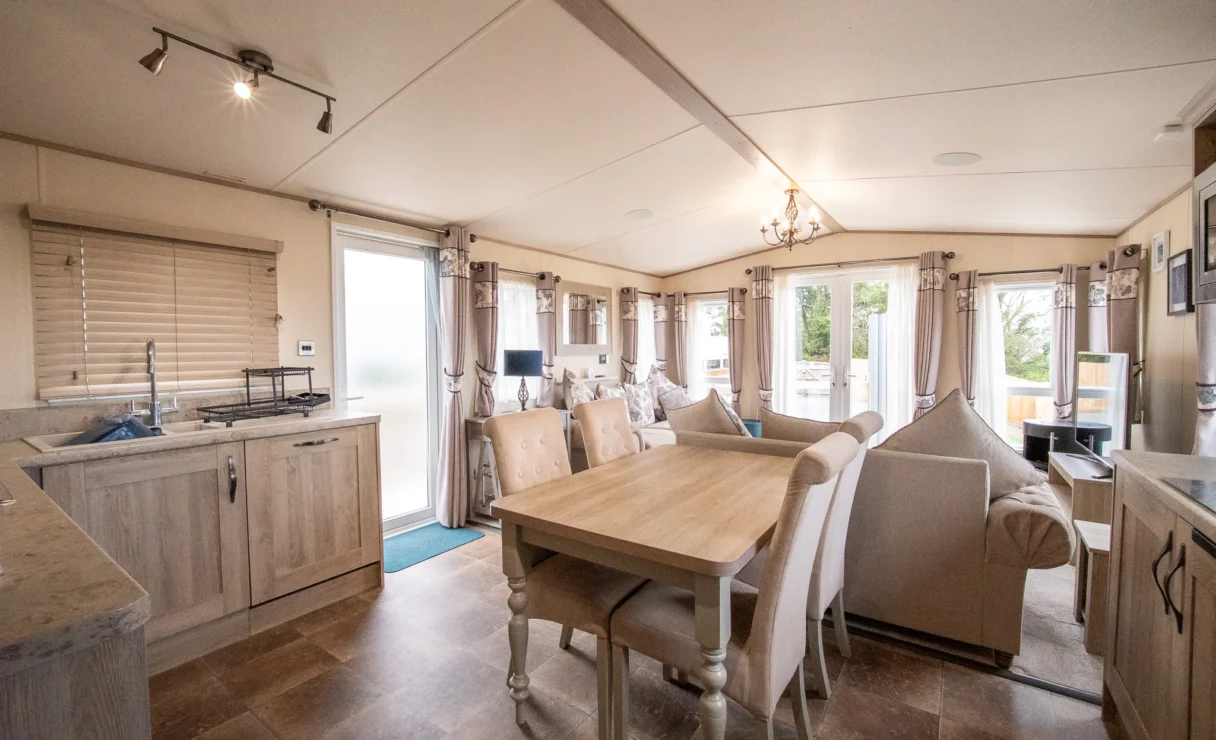 ABI Beaumont Static Caravan dining area