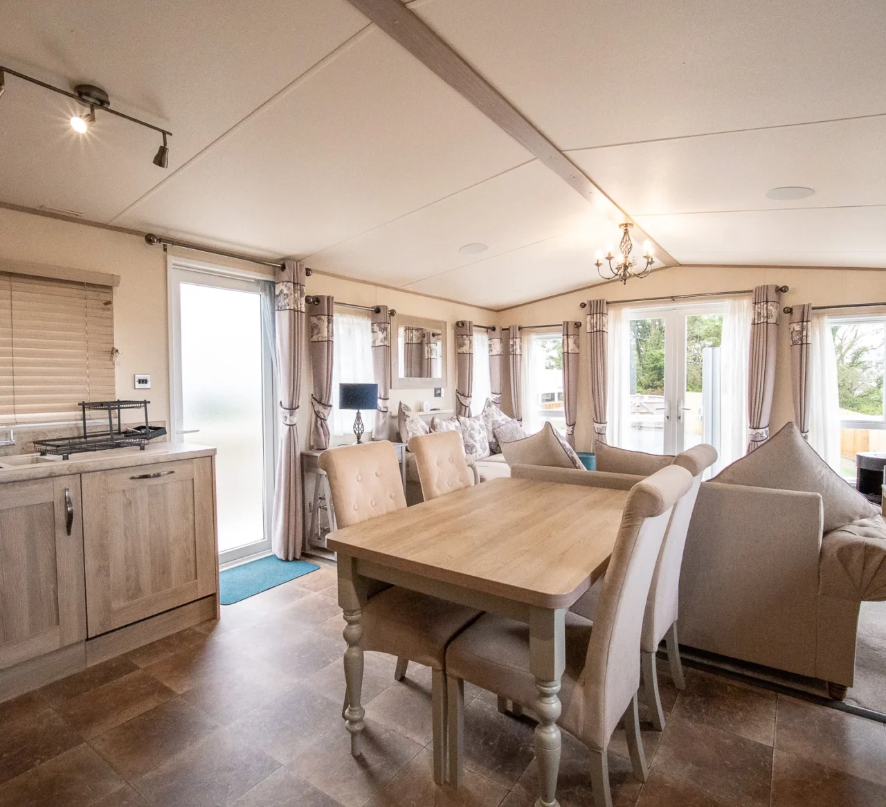 ABI Beaumont Static Caravan dining area